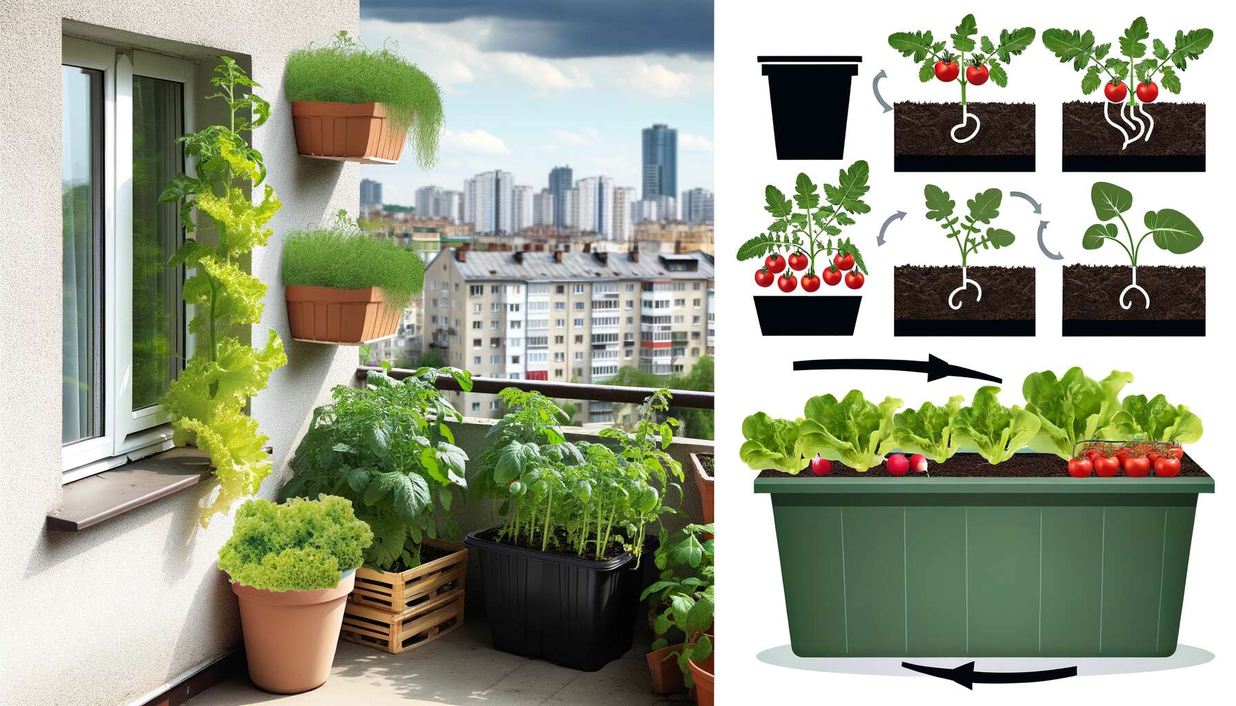 Les légumes faciles et adaptés à la vie urbaine Les légumes faciles et adaptés à la vie urbaine