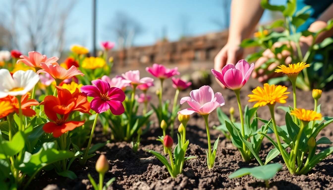 Planter les premières fleurs et légumes de saison Planter les premières fleurs et légumes de saison