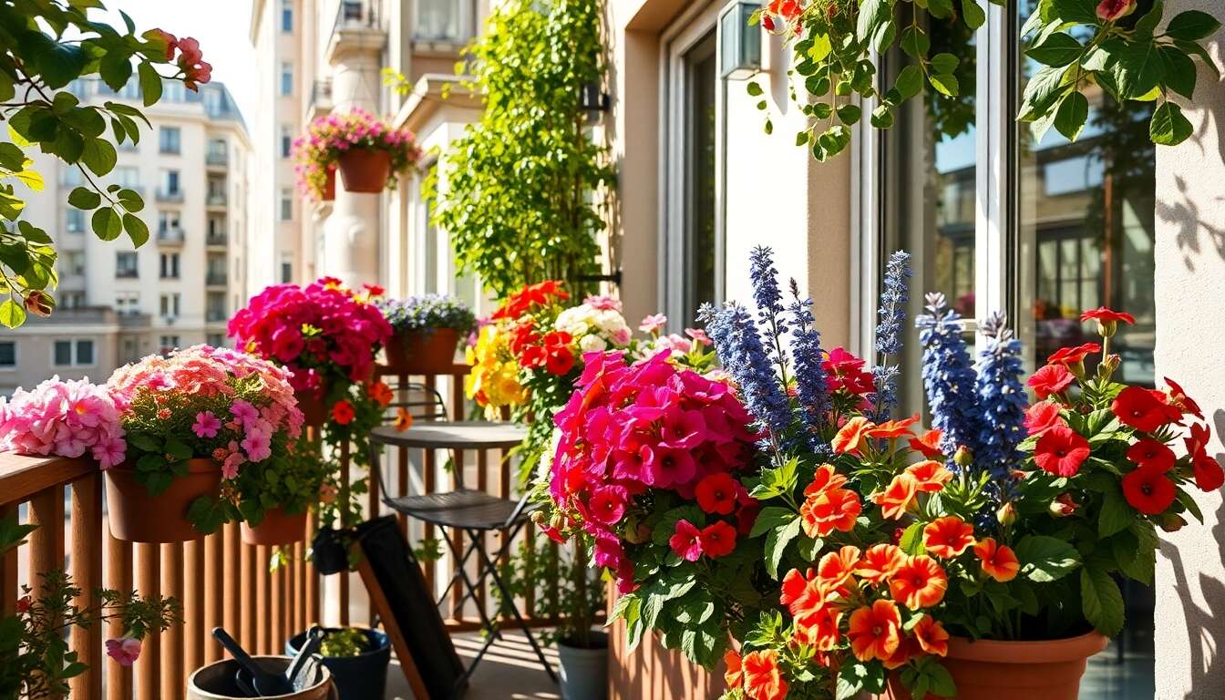Fleurir son balcon facilement : plantes adaptées et entretien
