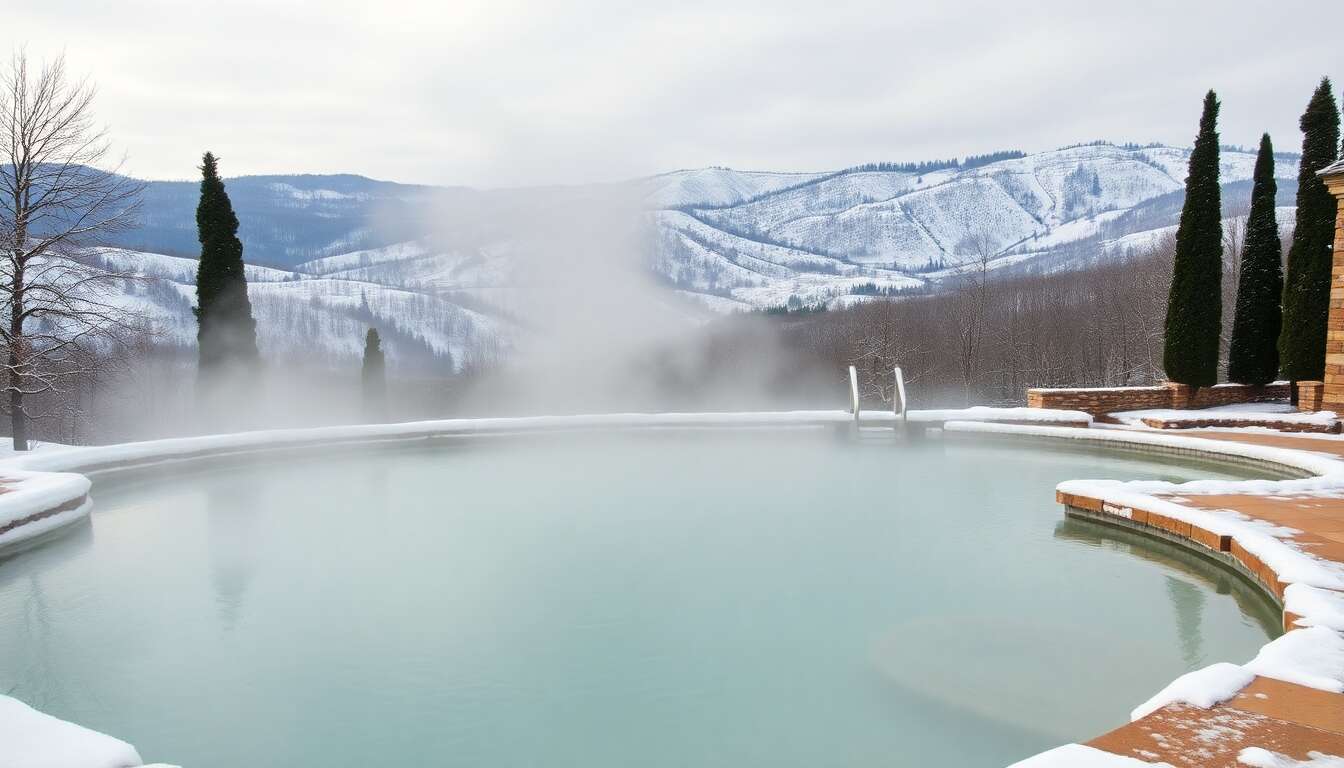 Trempette vapeur : détente au cœur des thermes toscans Trempette vapeur : détente au cœur des thermes toscans
